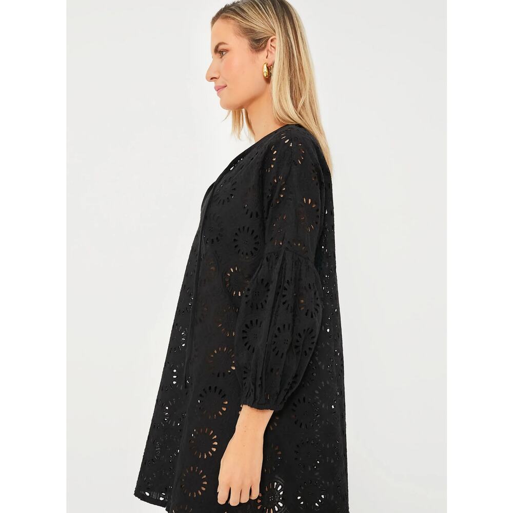 Tuckernuck Black Eyelet Swim Coverup - Picture 3 of 10